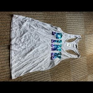 Brand NWT VS sequin tank top. Size XS